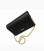 Porto Mini Black/Brown/Pink Crossbody Bag for Women | Croc-Embossed Vegan Leather - Image 3