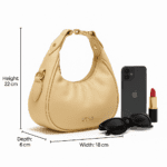 Luna Hobo – Minimalist Vegan Leather Shoulder Bag for Women - Image 7