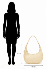 Luna Hobo – Minimalist Vegan Leather Shoulder Bag for Women - Image 6