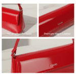 Scarlet Luxe Vegan Leather Handbag for Women - Image 8