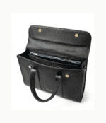 Unisex Premium Vegan Leather Structured Office Tote - Image 3